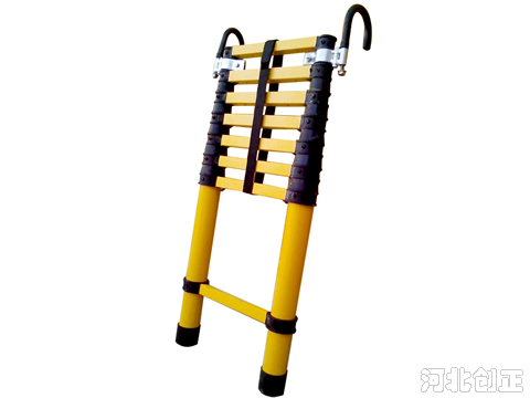 魚竿梯絕緣伸縮單梯竹節梯